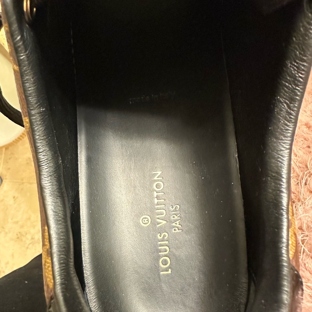 Louis Vuitton Brown Monogram Sneakers - Picture 6 of 10